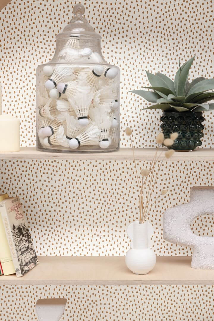 Tapeta krople deszczu Caselio BOM103162057 Ondee Boheme