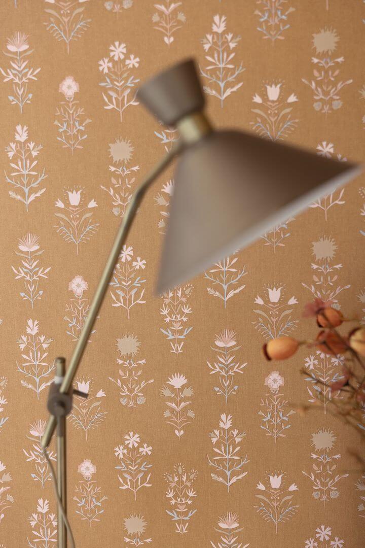 Tapeta kwiaty retro Caselio BOM103173211 Charmes Boheme