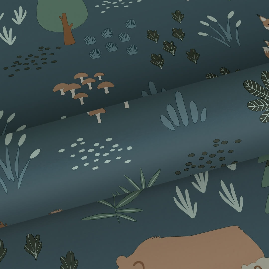 Tapeta ze zwierzętami leśnymi Esta 139248 Forest Friends