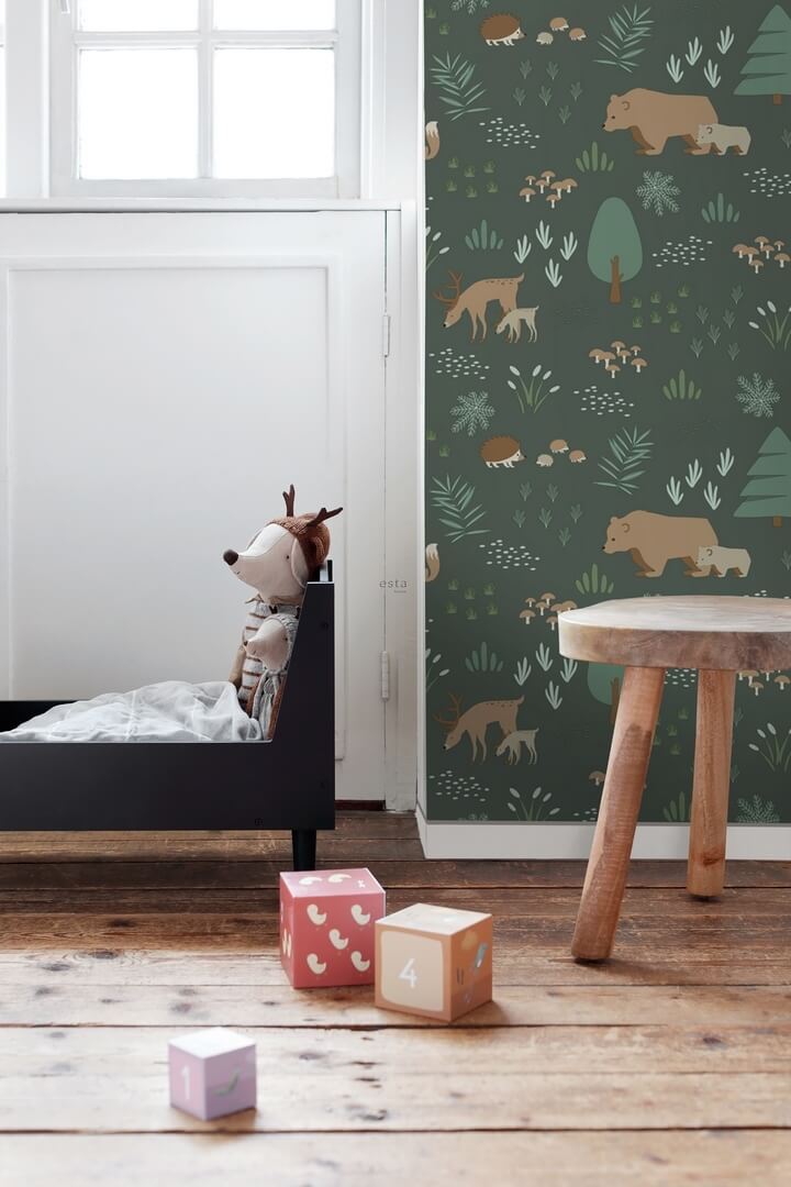 Tapeta ze zwierzętami leśnymi Esta 139249 Forest Friends