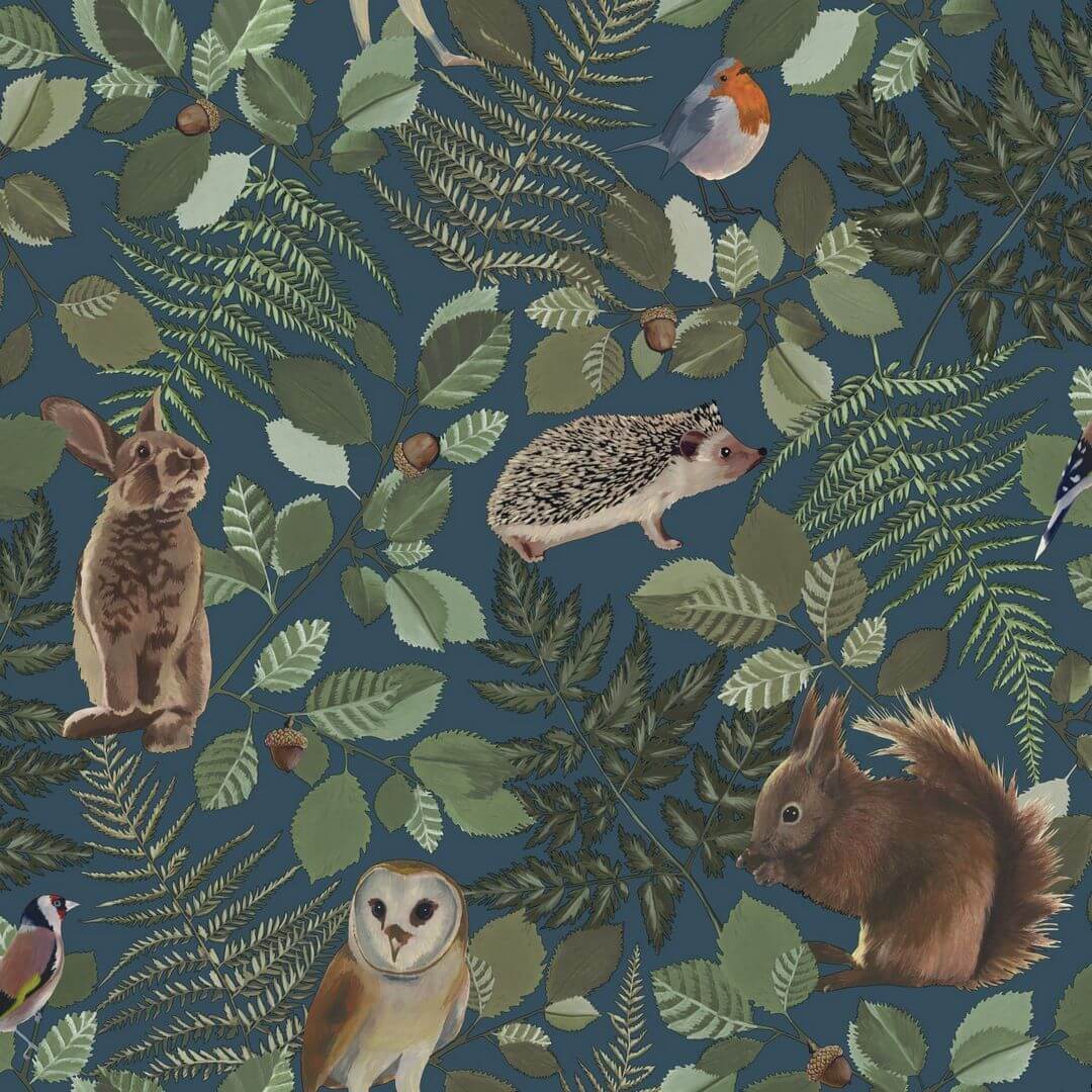 Tapeta leśne zwierzęta Esta 139250 Forest Friends
