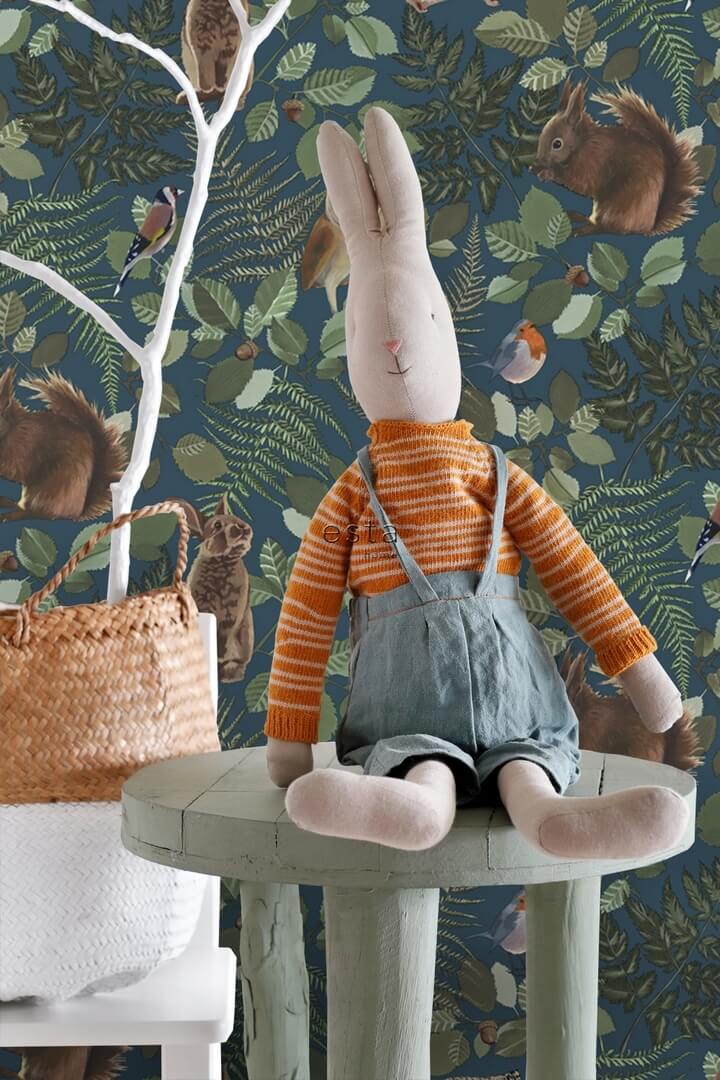 Tapeta leśne zwierzęta Esta 139250 Forest Friends