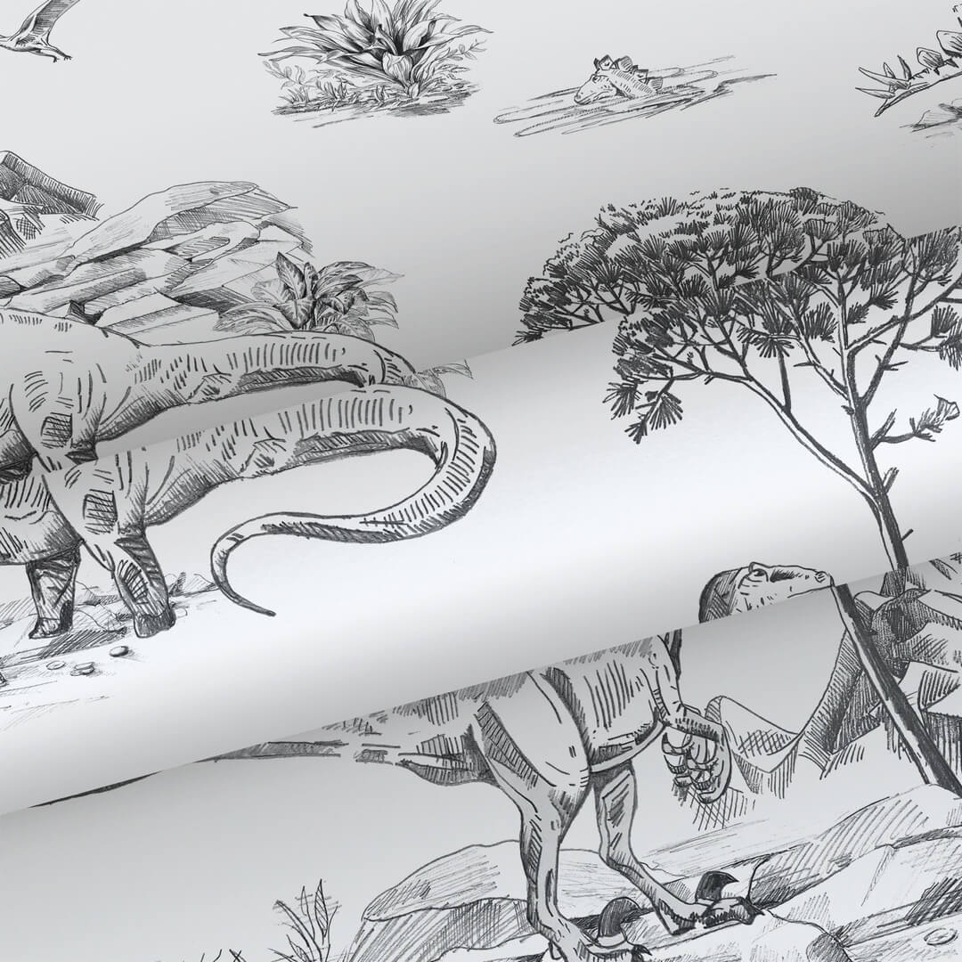 Tapeta dinozaury Esta 139269 Forest Friends