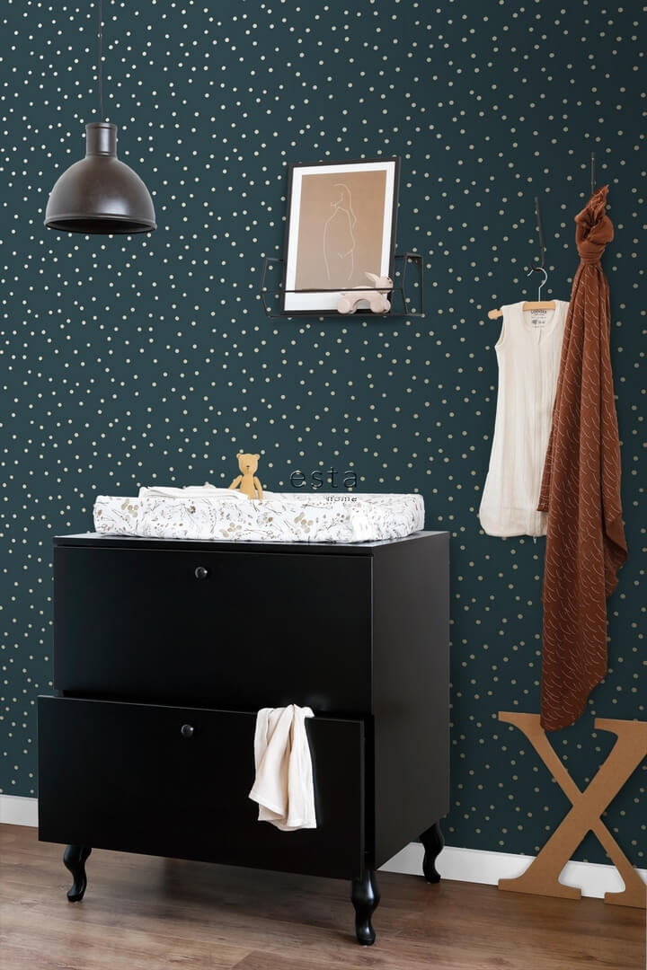 Tapeta złote kropeczki Esta 139276 Forest Friends