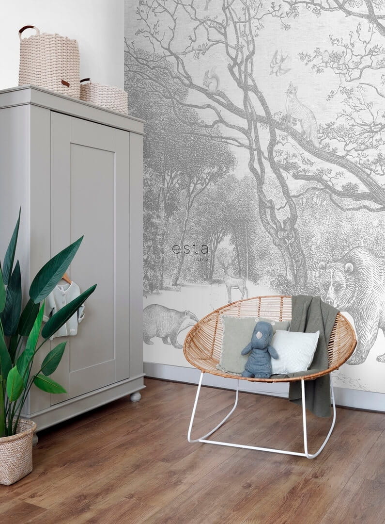 Mural ze zwierzętami leśnymi Esta 159065 Forest Friends
