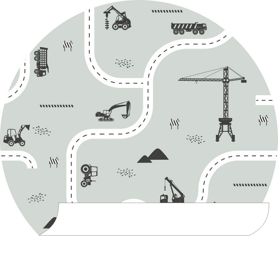 Naklejka pojazdy Esta 159066 Forest Friends śr. 70cm