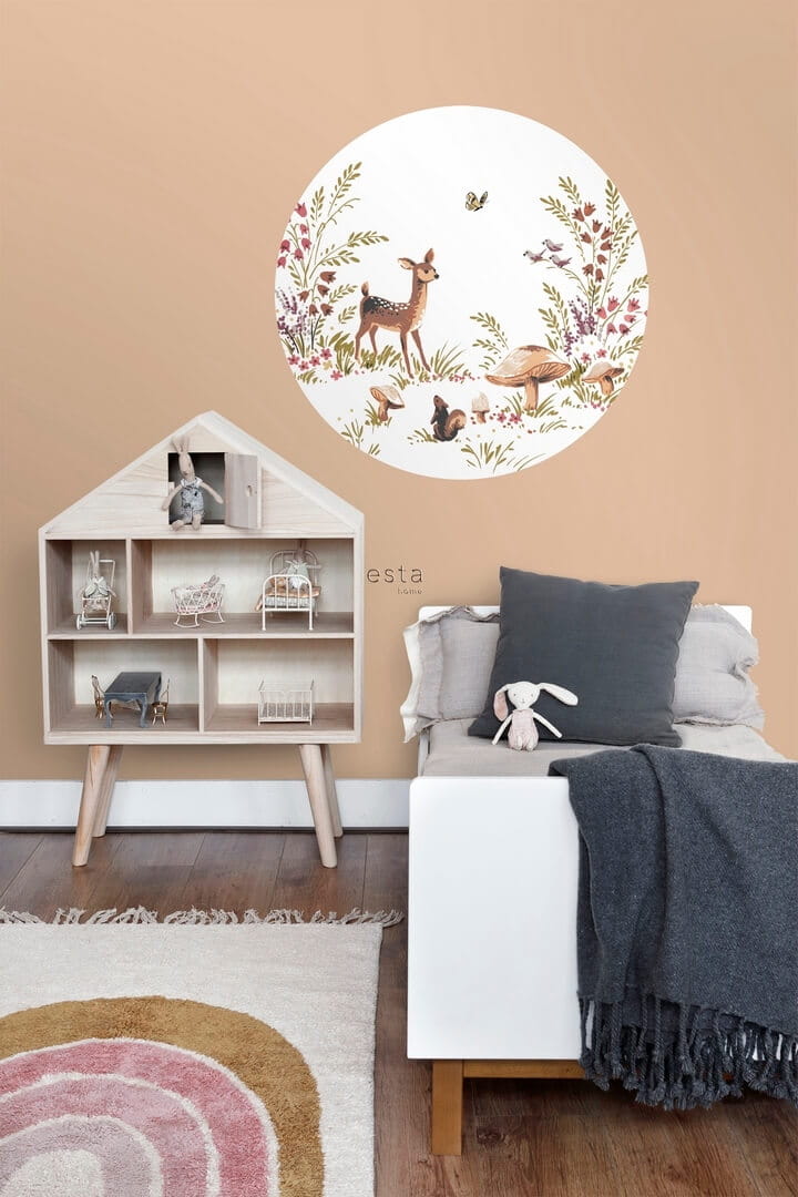 Naklejka z jelonkiem Esta 159074 Forest Friends śr. 70cm