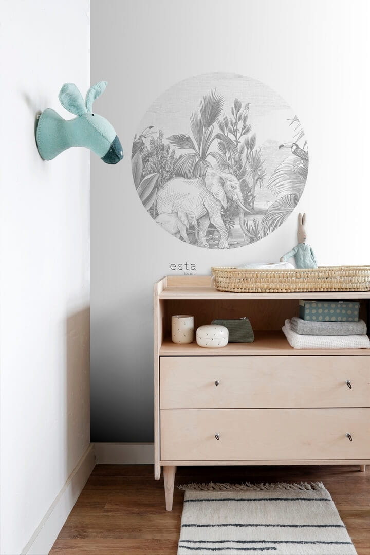 Naklejka dżungla Esta 159075 Forest Friends śr. 70cm