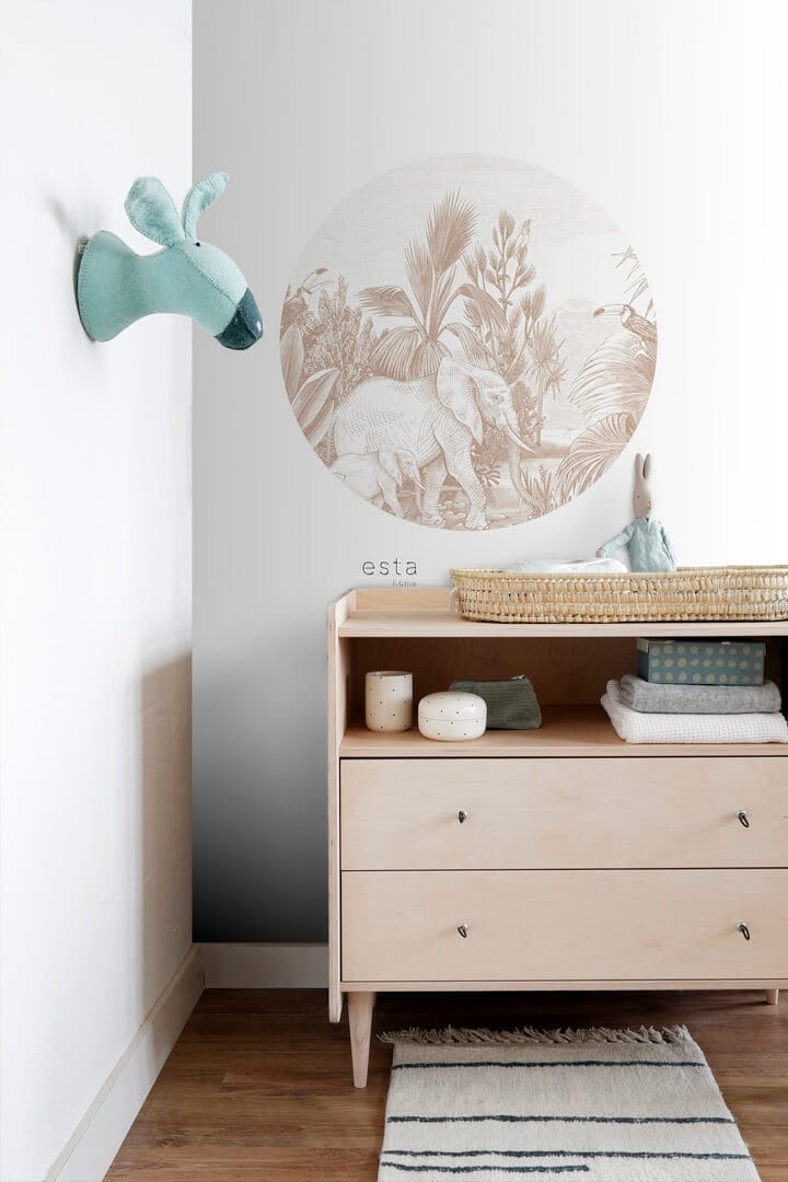 Naklejka dżungla Esta 159077 Forest Friends śr. 70cm