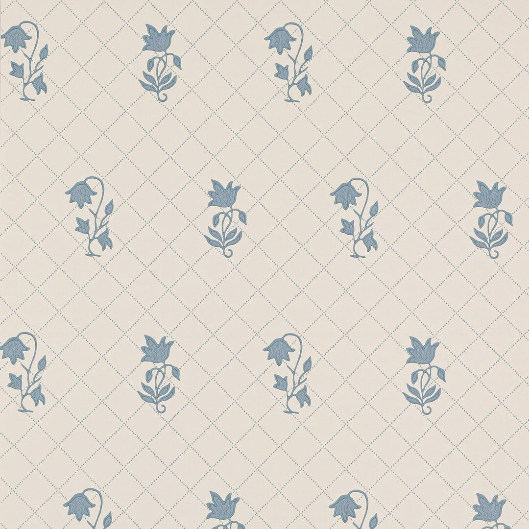 Tapeta kratownica i kwiatki Colefax and Fowler W7010-01 Berkeley Sprig Small Design Wallpapers II