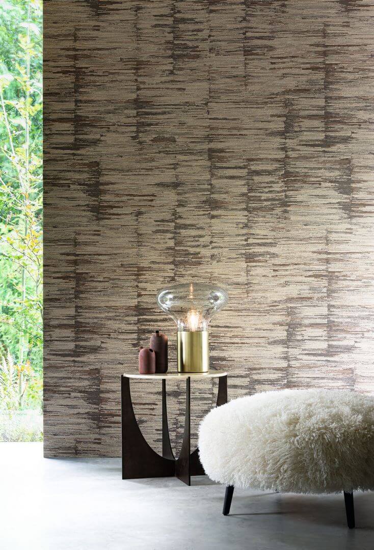 Tapeta tekstylna prążki Casamance 70960220 Alchemilla Feroe