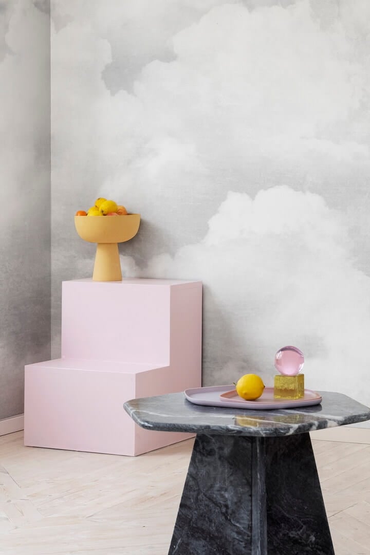 Fototapeta chmury Rebel Walls R14013 Cuddle Clouds Graphite Dreamland