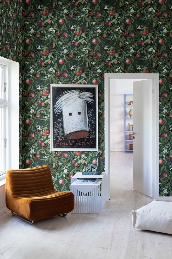 Tapeta drzewa i owoce Rebel Walls R17993 Peach Valley Summer Dreamland