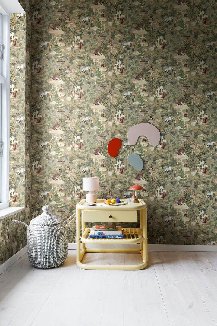 Tapeta leśne zwierzątka Rebel Walls R18003 Wildlife Creek Fall Dreamland