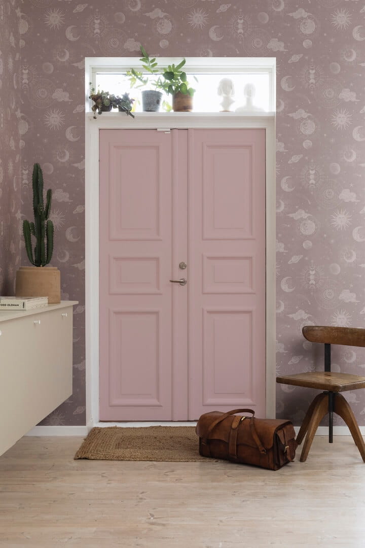 Tapeta planety Rebel Walls R18024 Planetarium Pink Dreamland