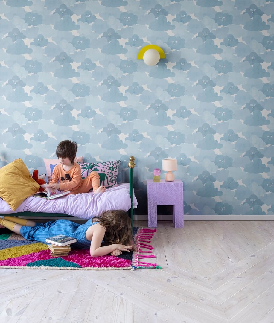 Tapeta chmurki Rebel Walls R18142 Happy Clouds Sky Dreamland