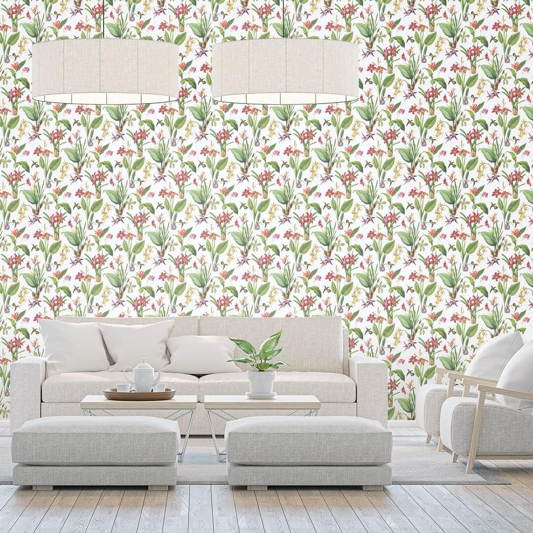 Tapeta kwiaty i ptaki Galerie G78505 Secret Garden