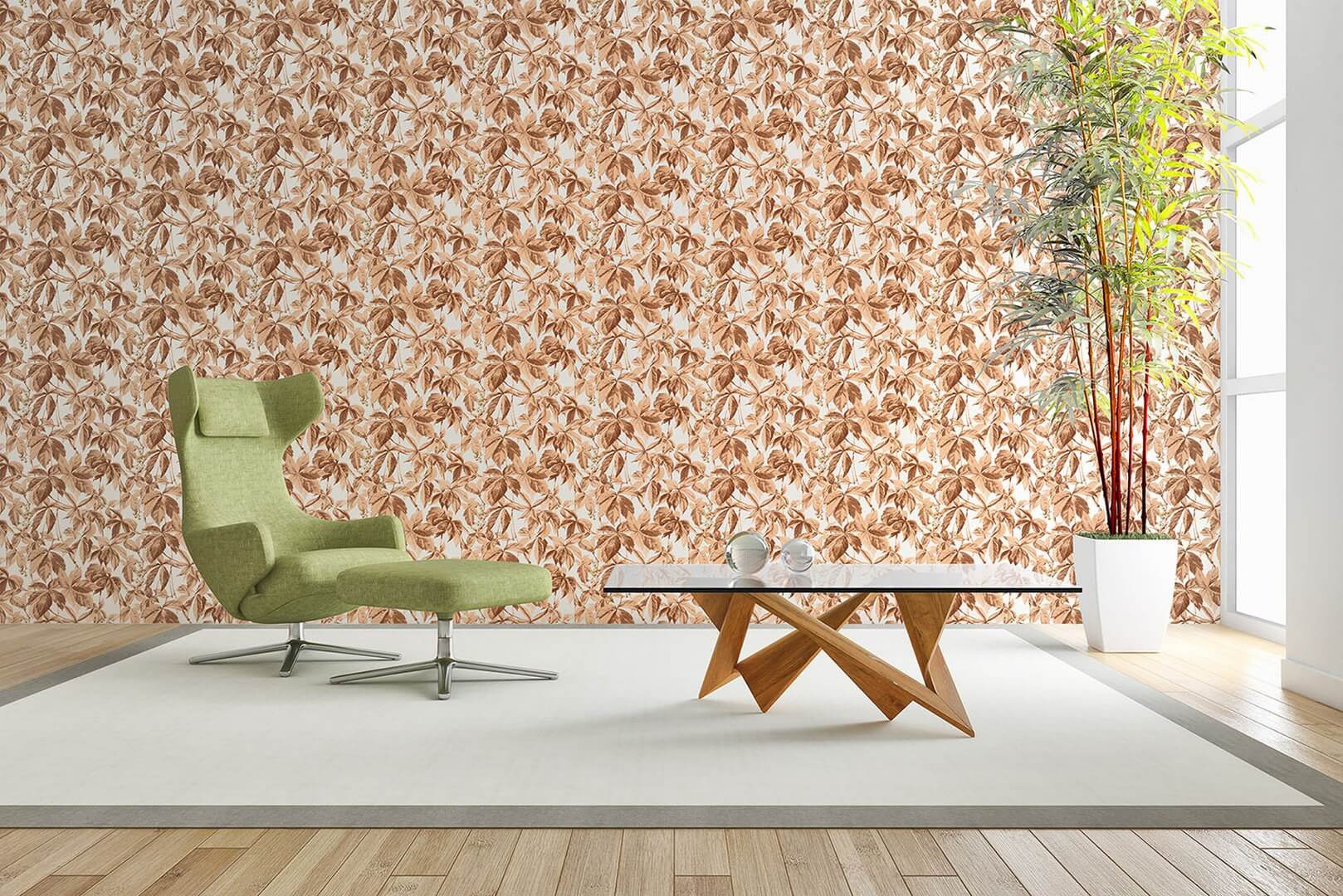 Tapeta duże liście Decor Maison 5370-3 Silva