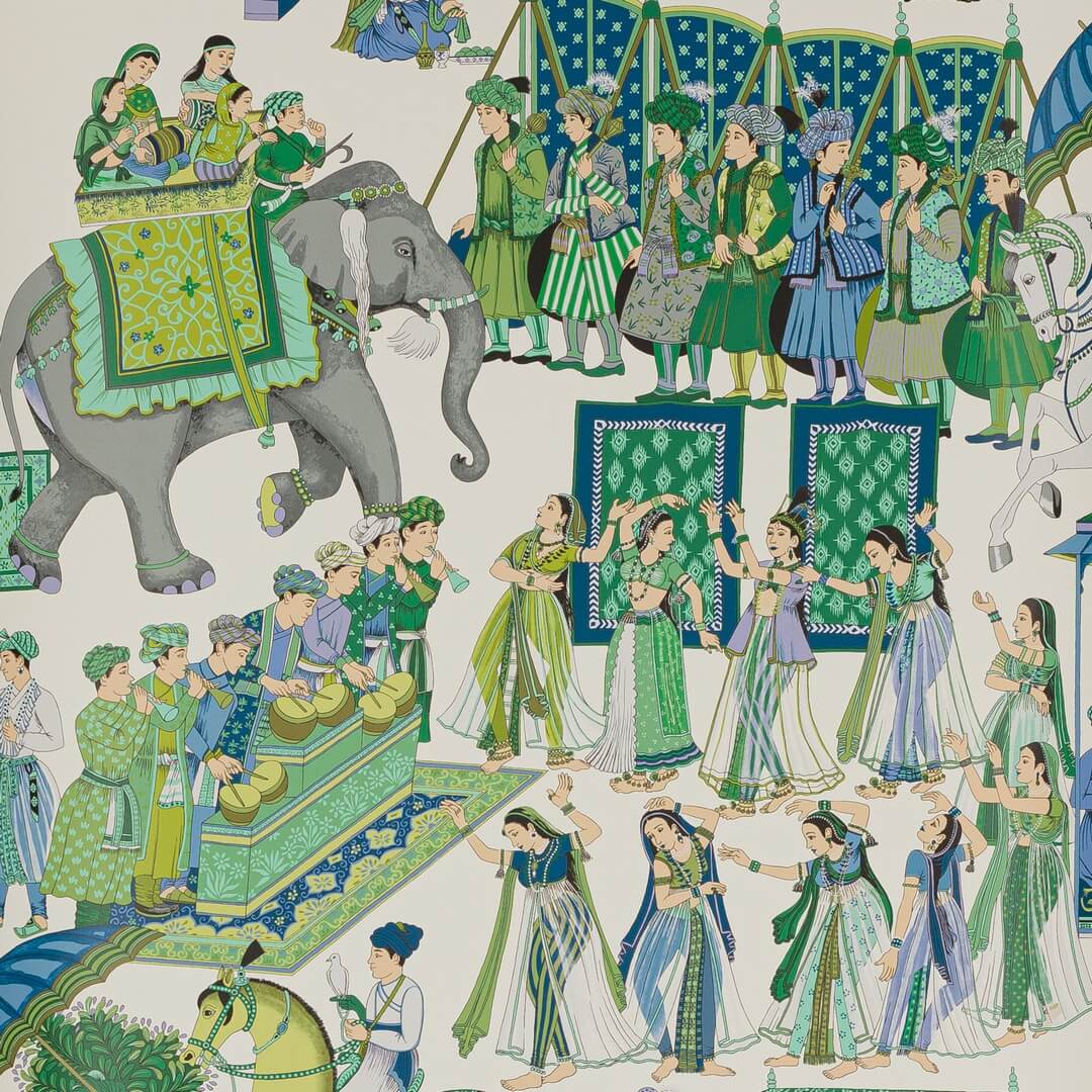 Tapeta indyjskie scenki Manuel Canovas 03107-02 Kalinda Papier Peints vol.8