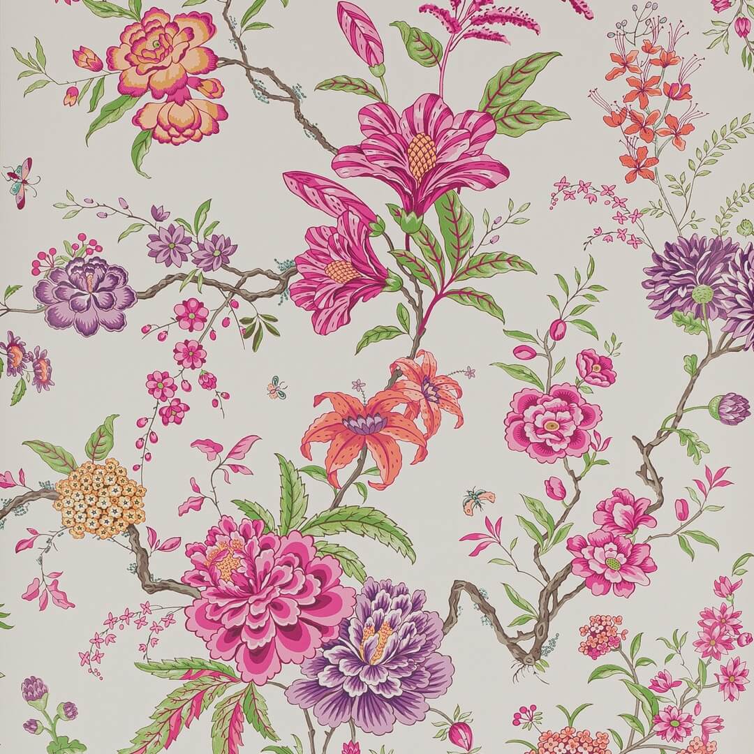 Tapeta kwiatowe pnącza Manuel Canovas 03111-01 Beauchamp Papier Peints vol.8
