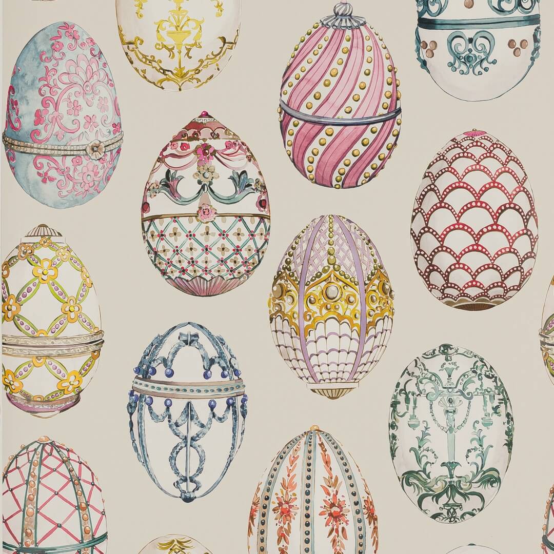 Tapeta jajka Fabergé Manuel Canovas 03112-02 Anastasia Papier Peints vol.8