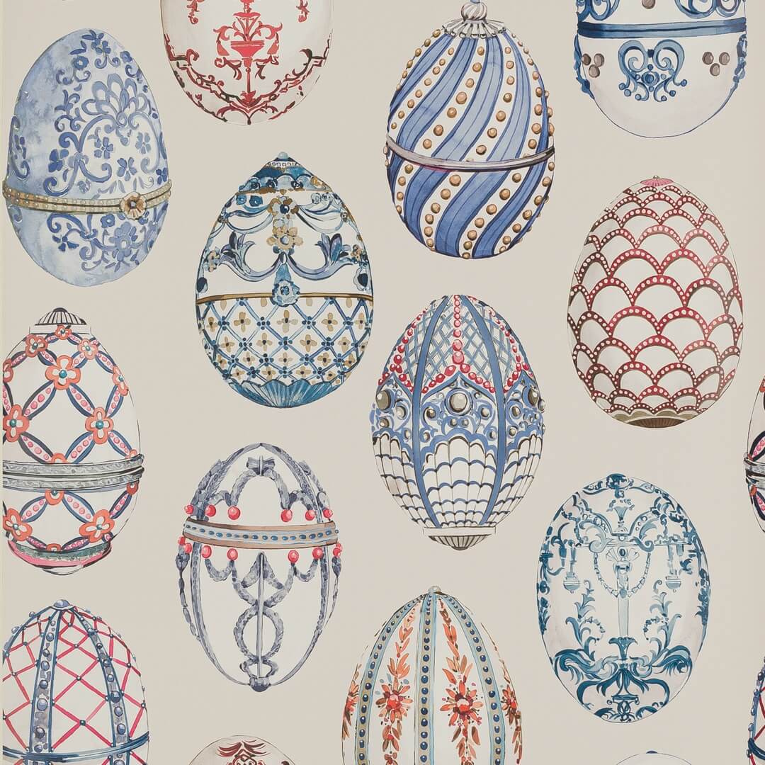Tapeta jajka Fabergé Manuel Canovas 03112-03 Anastasia Papier Peints vol.8