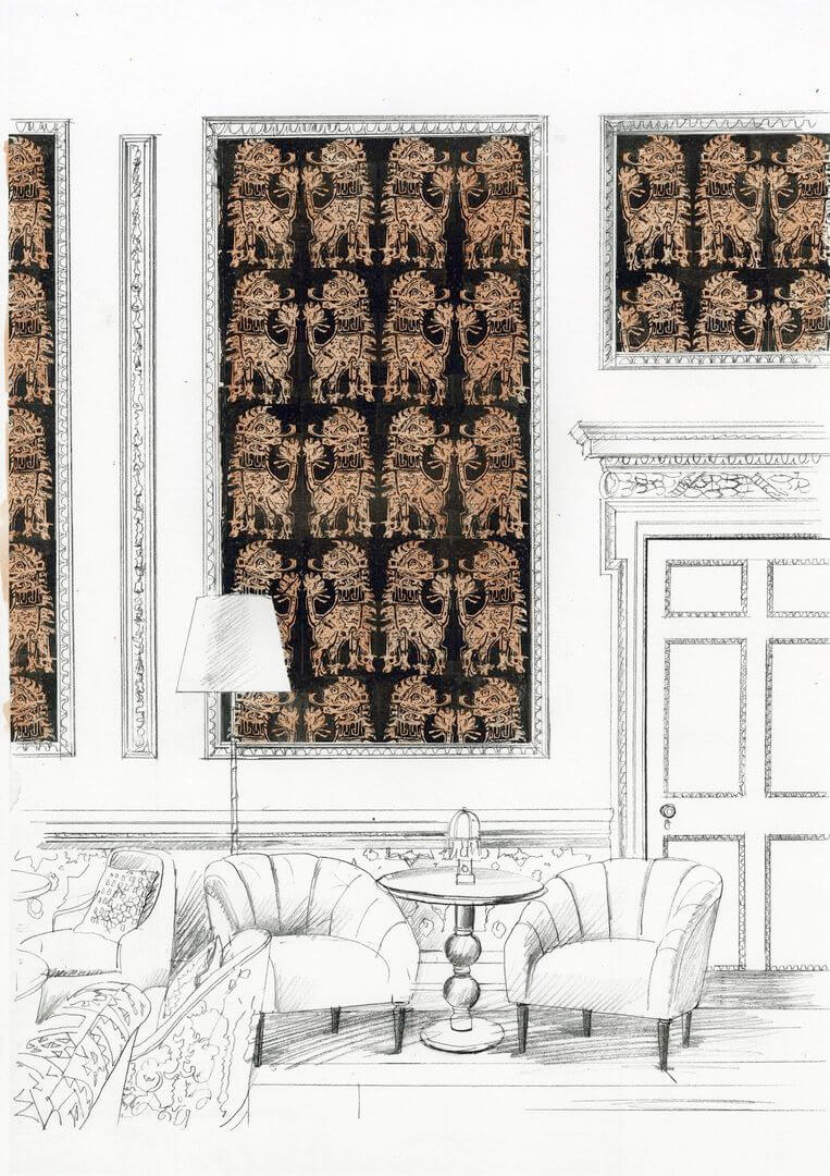 Tapeta sycylijski lew Zoffany ZPLW312979 Sicilian Lion Palladio