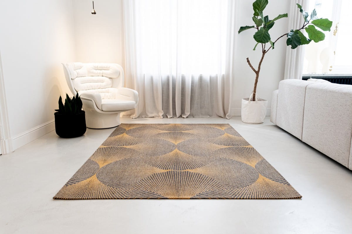 Dywan wachlarze KIMONO RINZU GOLD 9161