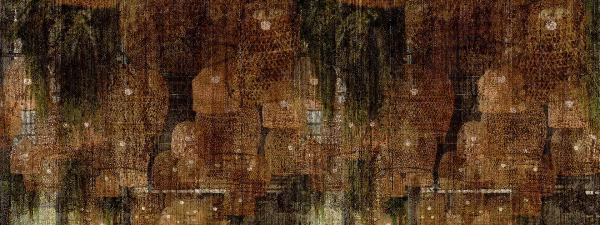 Tapeta wiklinowe klosze Wall&Deco WDLM2201 Luminaire Contemporary 2022