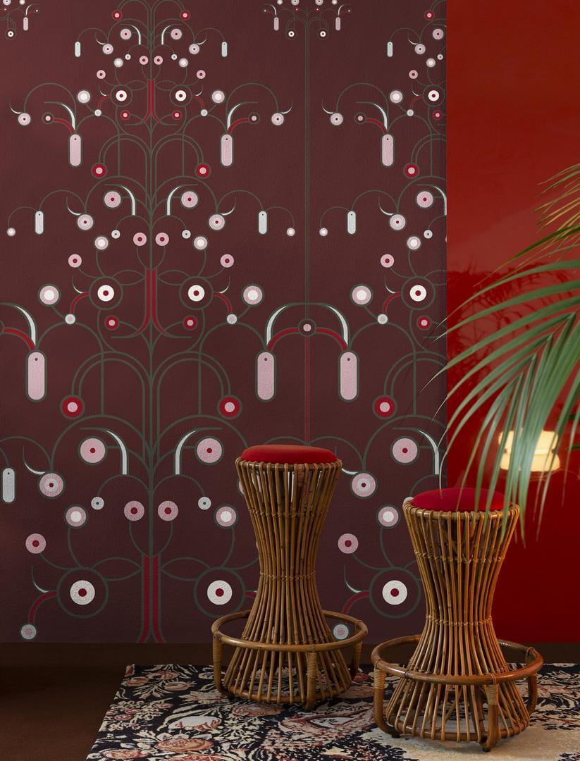 Tapeta geometryczna Wall&Deco WDMO2201 Morse Contemporary 2022