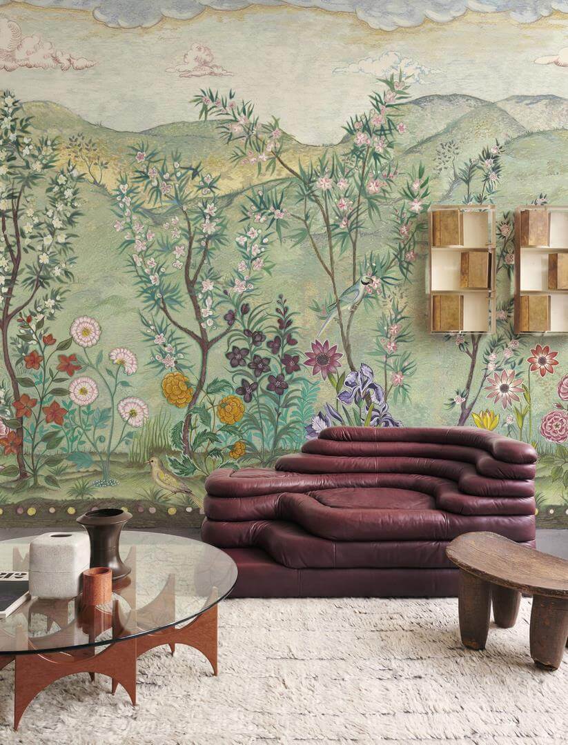 Tapeta botaniczny krajobraz Wall&Deco WDNA2202 Naif Contemporary 2022