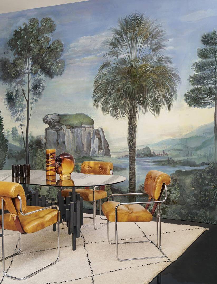 Tapeta egzotyczny krajobraz Wall&Deco WDPE2201 Perugino Contemporary 2022