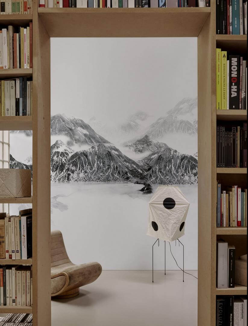 Tapeta krajobraz gór Wall&Deco WDYU2201 Yukiyama Contemporary 2022