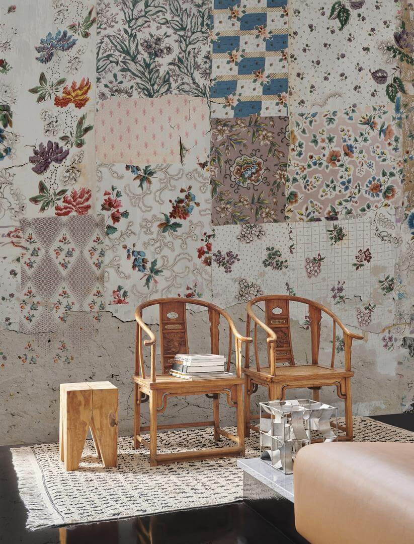 Tapeta patchwork Wall&Deco WDTE2202 Tex-tales Contemporary 2022