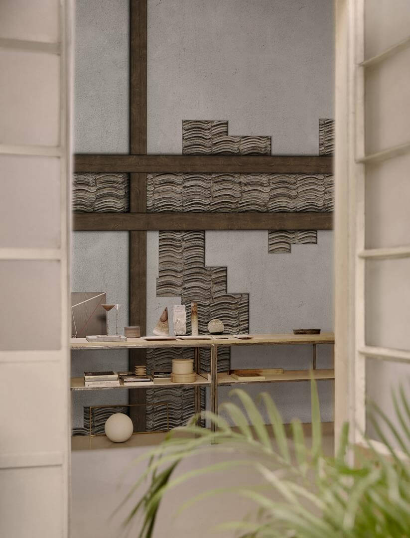 Tapeta nowoczesna Wall&Deco WDSH2202 Shingle Contemporary 2022
