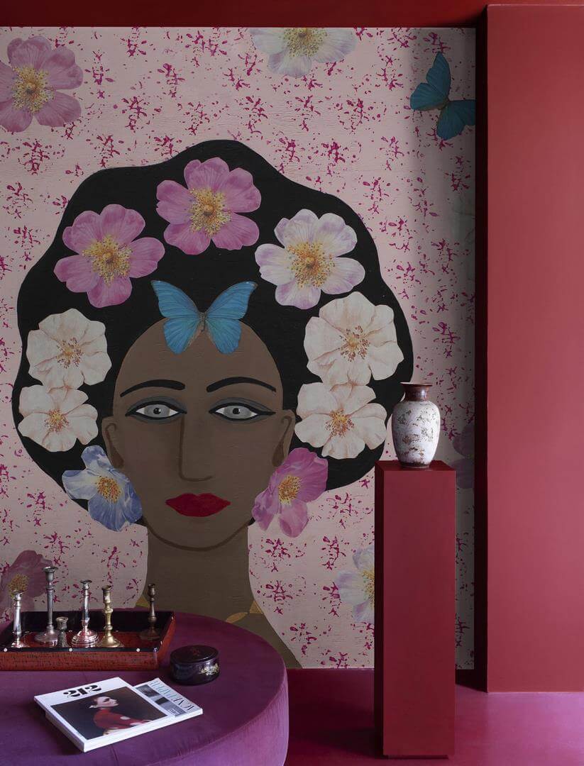 Tapeta kobieca twarz Wall&Deco WDFO2202 Flor Contemporary 2022