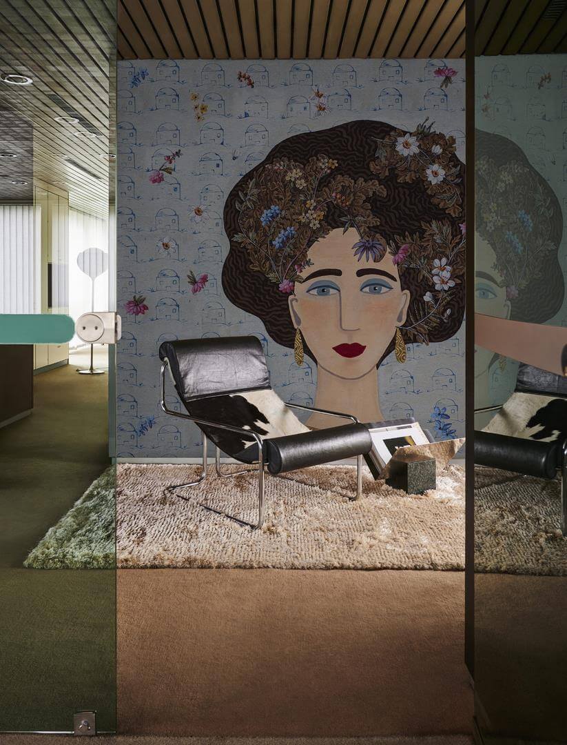 Tapeta kobieca twarz Wall&Deco WDBI2202 Bianca Contemporary 2022