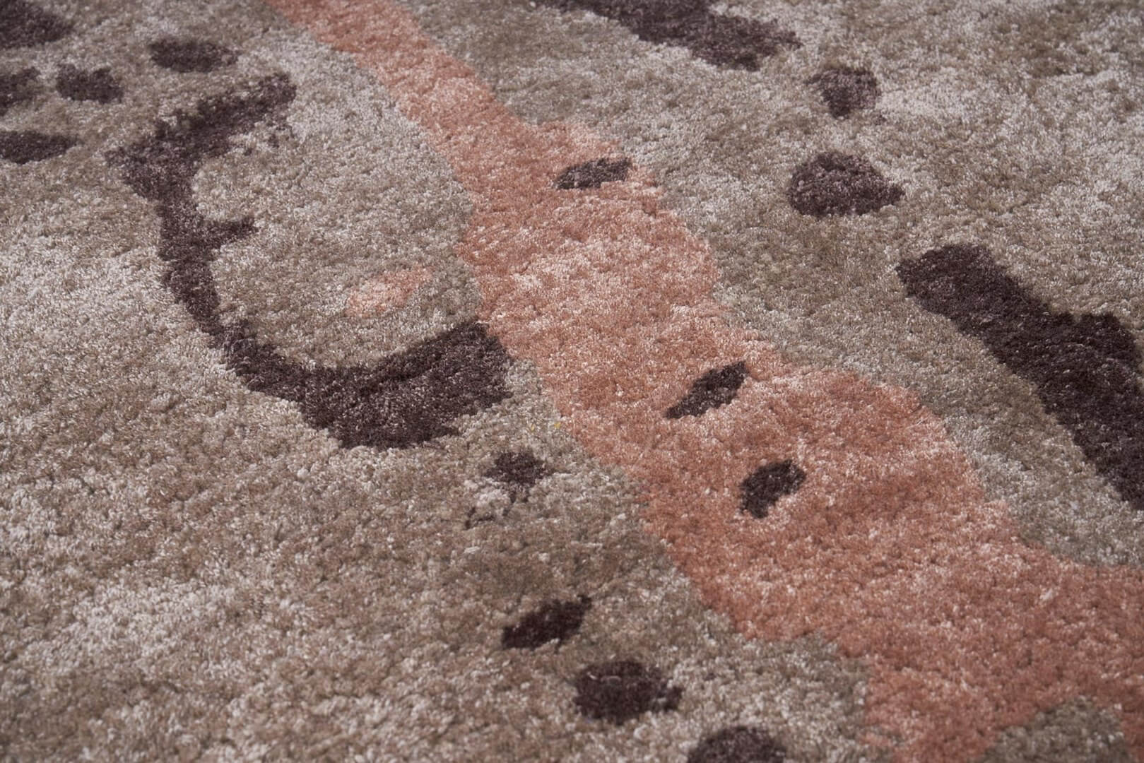 Dywan Nowoczesny ALSANA Purple Handmade Collection Carpet Decor Fargotex