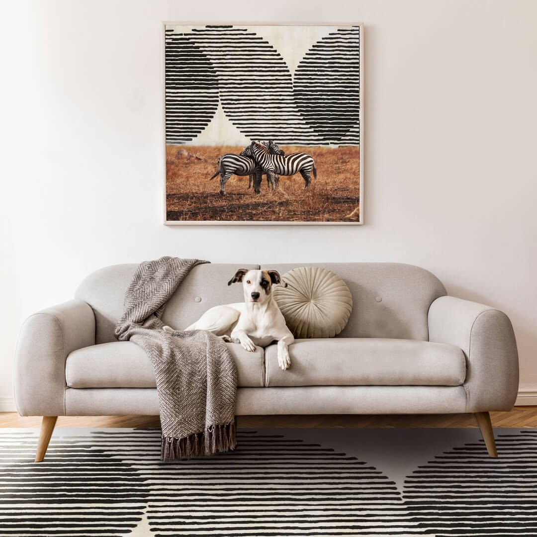 Dywan Nowoczesny Linie ECLIPSE Ivory Handmade Collection Carpet Decor Fargotex