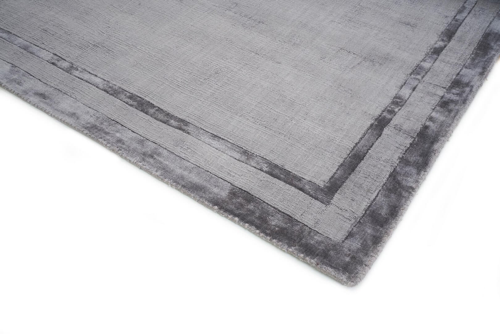 Dywan Klasyczny Szary FRAME Steel Grey Handmade Collection Carpet Decor Fargotex