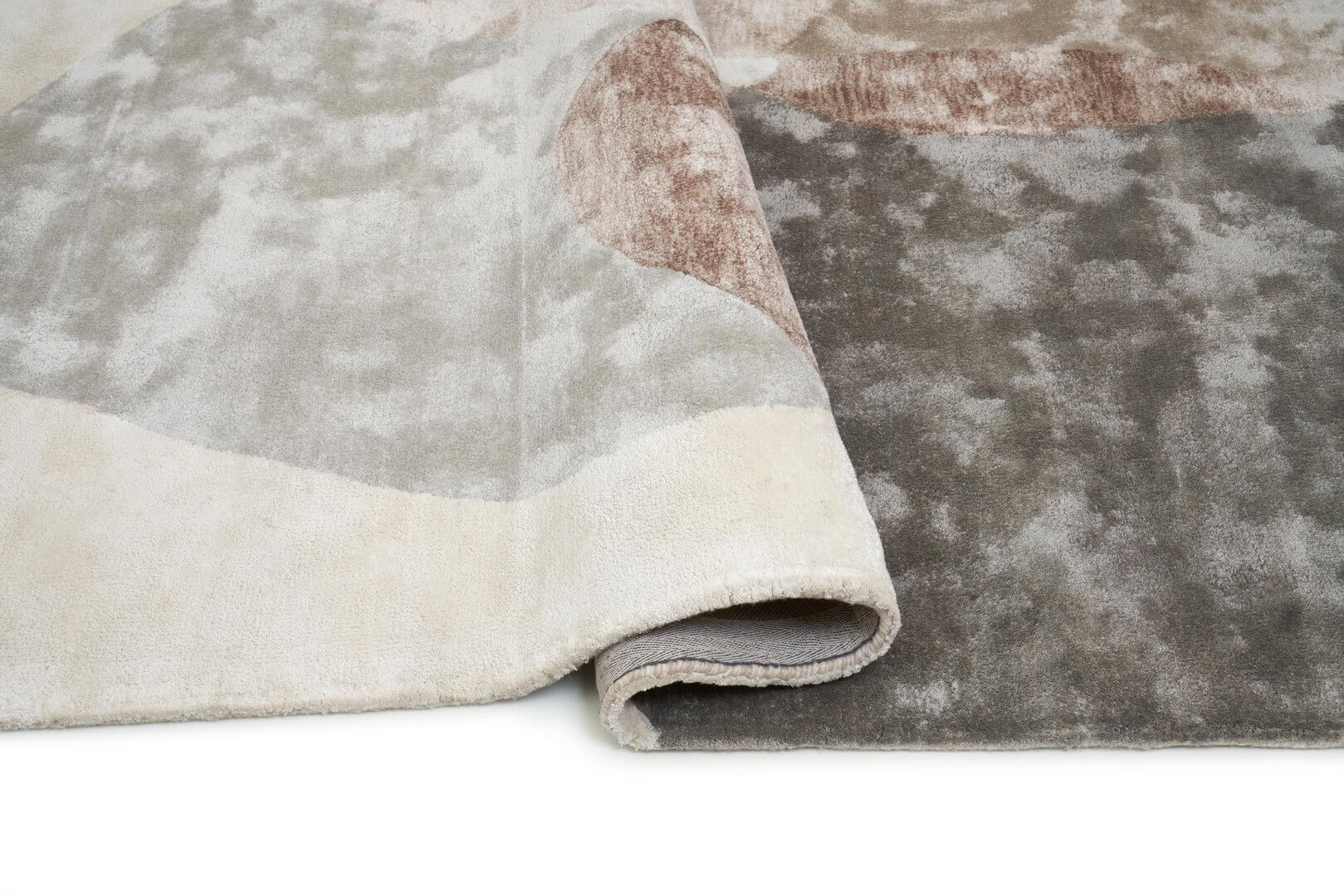 Dywan Geometryczny LAGOS Beige Handmade Collection Carpet Decor Fargotex