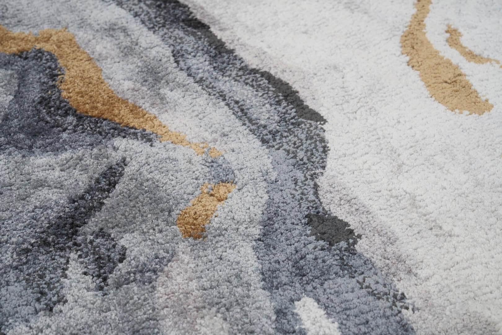 Dywan Nowoczesny Marmur QUERRY Gray Handmade Collection Carpet Decor Fargotex