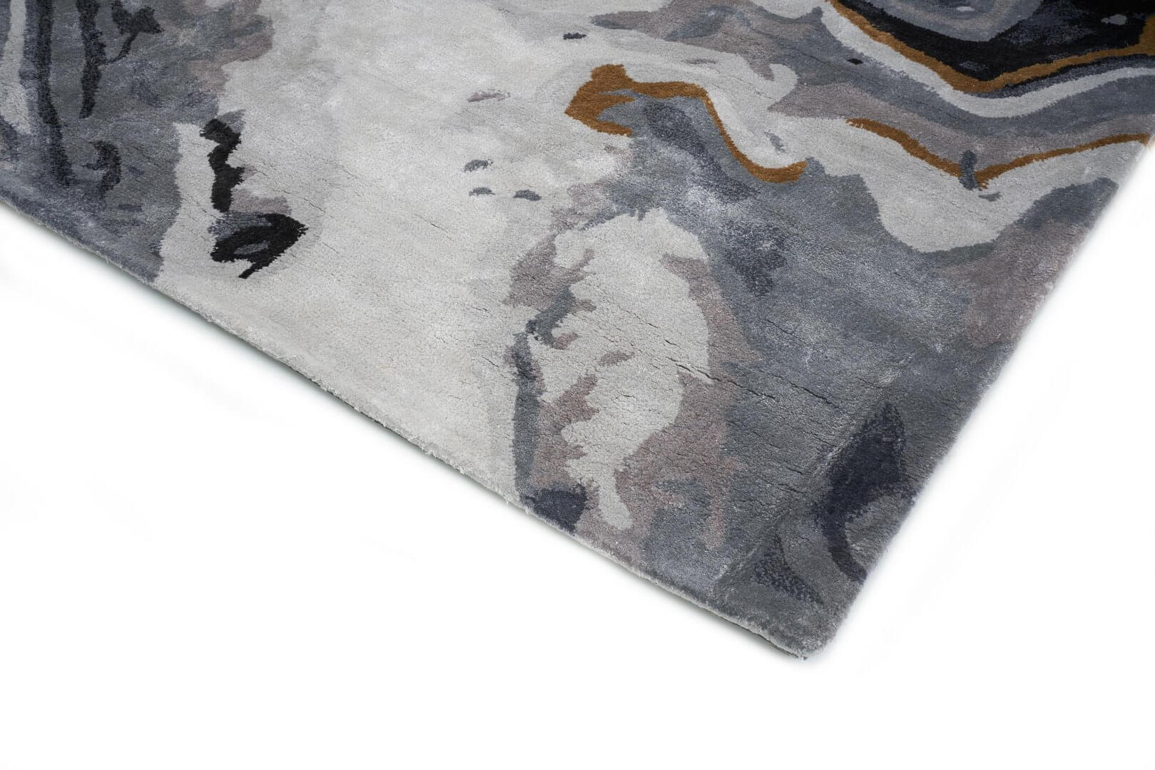 Dywan Nowoczesny Marmur QUERRY Gray Handmade Collection Carpet Decor Fargotex