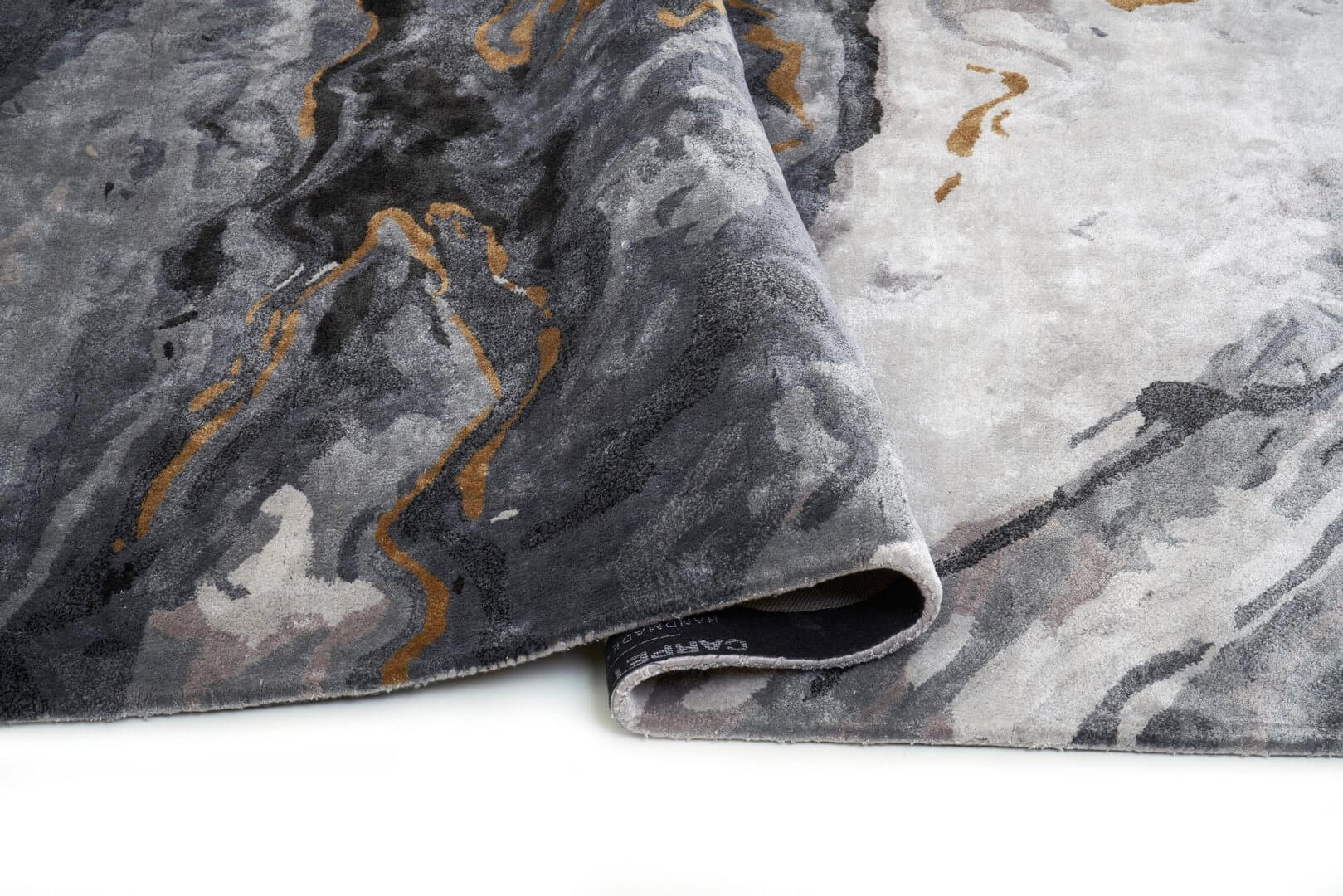 Dywan Nowoczesny Marmur QUERRY Gray Handmade Collection Carpet Decor Fargotex