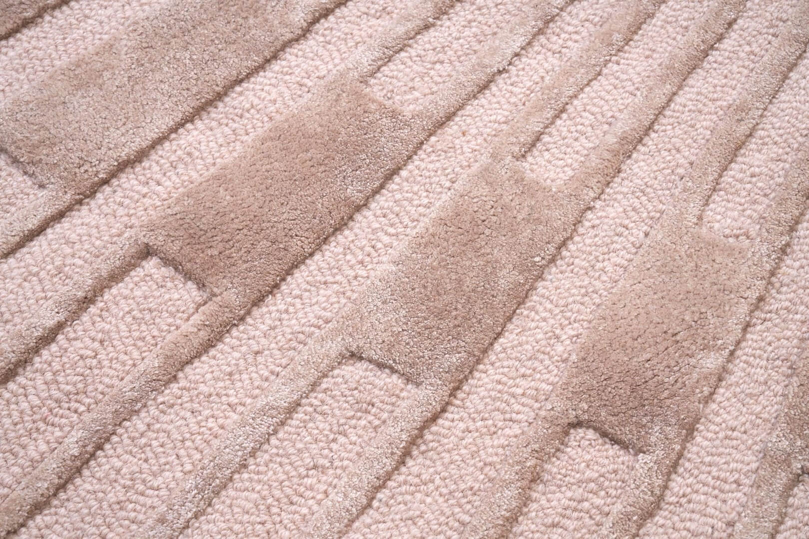 Dywan Okrągły Beżowy RADIUS Beige Handmade Collection Carpet Decor Fargotex
