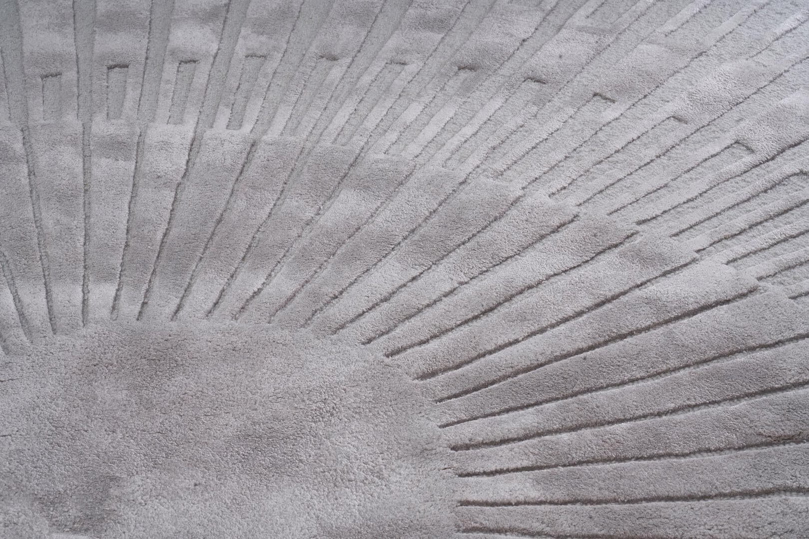 Dywan Okrągły Szary RADIUS Gray Handmade Collection Carpet Decor Fargotex