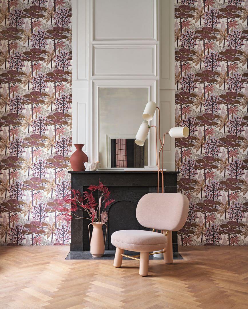 Tapeta egzotyczny las Casamance 75380304 Marakanda Nuit D'orient