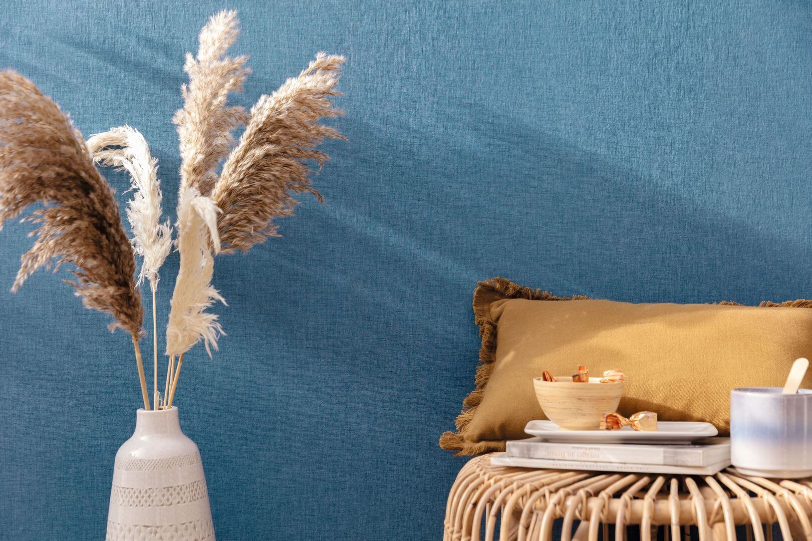 Tapeta lniane płótno Caselio LNE 103226014 Uni Mat Linen Edition