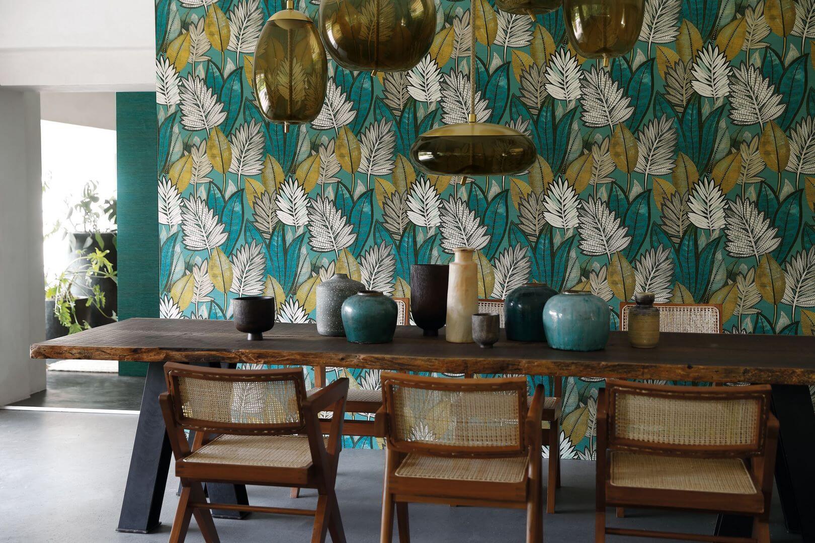 Tapeta liście palmy Casamance 74680366 Sabal Aventura