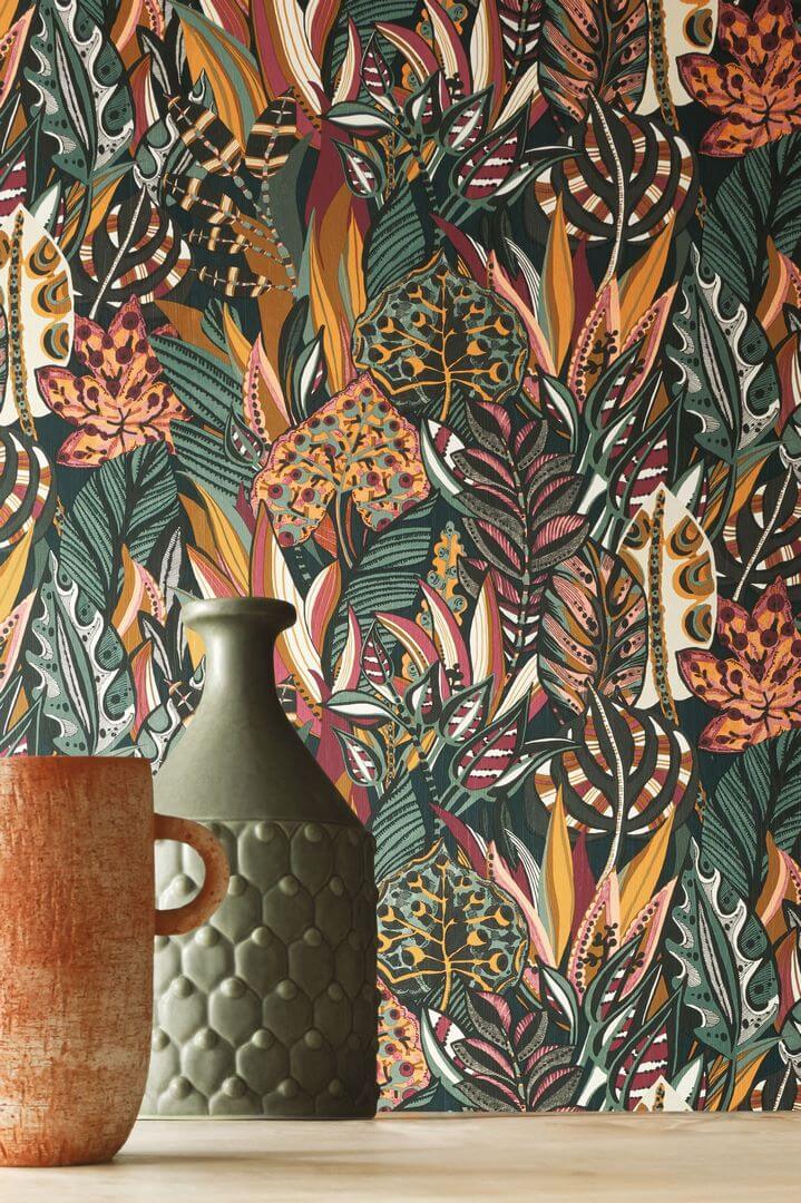 Tapeta roślinna Casamance 75510712 Desirade Aventura